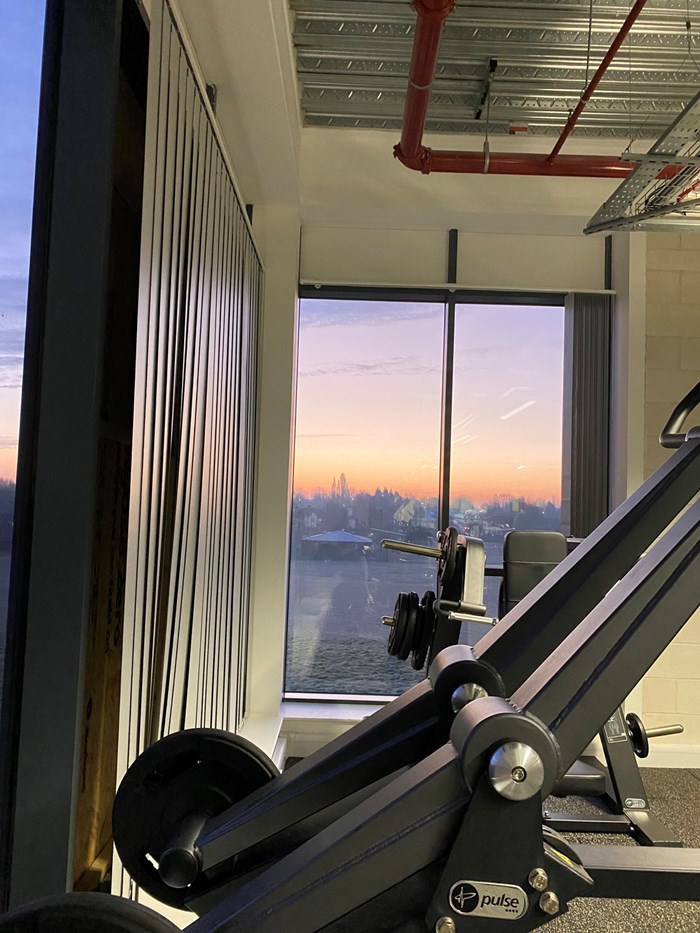 Dawn break at the Gym